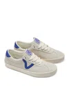 Vans Sport Low Mens Lace-up Suede Casual And Fashion Sneakers In White