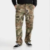 Vans Loose Tapered Leg Camo Cotton Ripstop Cargo Pants In Vintage Camo