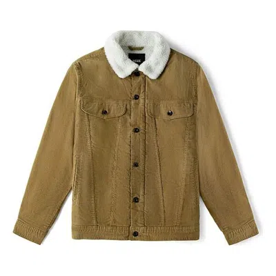 Vans Men's  Athleisure Casual Sports Jacket Yellow In Brown
