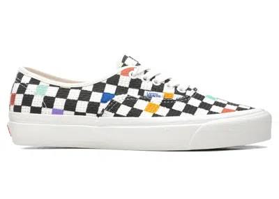 Pre-owned Vans Men's  Authentic 44 Dx Anaheim Factory Sneakers In Needlepoint/checkerboard