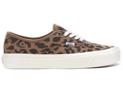 Pre-owned Vans Men's  Authentic 44 Dx Og Sneakers In Leopard In Brown