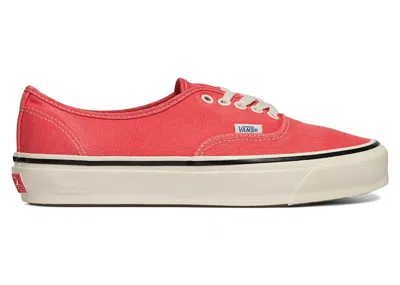 Pre-owned Vans Men's  Authentic 44 Lx Duck Canvas Sneakers In Cayenne Red