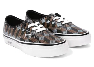 Pre-owned Vans Men's  Authentic Au Départ (friends & Family) Sneakers In Black/brown/white In Multi