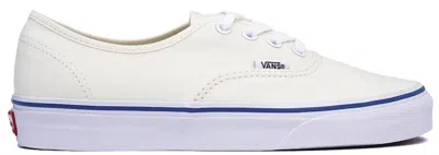 Pre-owned Vans Men's  Authentic Blue Foxstripe Sneakers In White