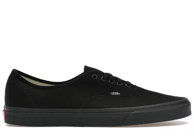 Pre-owned Vans Men's  Authentic Canvas Sneakers In Black
