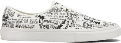 Pre-owned Vans Men's  Authentic Comme Des Garcons (japan) Sneakers In White