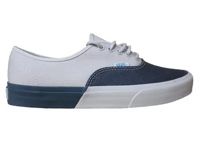 Pre-owned Vans Men's  Authentic Dx Blocked Sneakers In White/gray