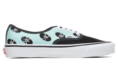 Pre-owned Vans Men's  Authentic Lx Wacko Maria Blue Records Sneakers In Black/baby Blue/white