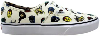 Pre-owned Vans Men's  Authentic Marvel Sneakers In Marvel Heads In Red