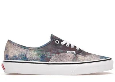 Pre-owned Vans Men's  Authentic Moma Sneakers In Claude Monet