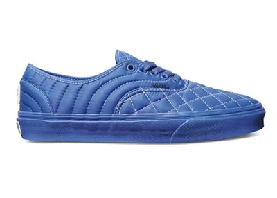 Pre-owned Vans Men's  Authentic Opening Ceremony Quilted Sneakers In Baja Blue