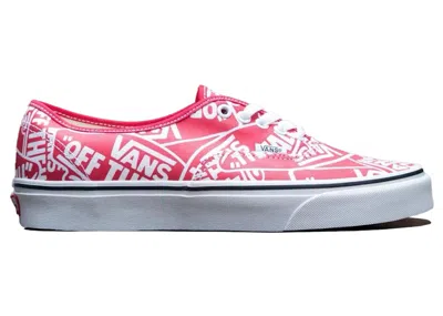 Pre-owned Vans Men's  Authentic Otw Repeat Sneakers In Red