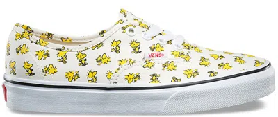 Pre-owned Vans Men's  Authentic Peanuts Sneakers In Woodstock/bone