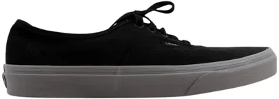 Pre-owned Vans Men's  Authentic Pop Sneakers In Black/frost Grey