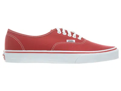 Pre-owned Vans Men's  Authentic Slim Sneakers In Red