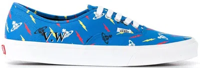 Pre-owned Vans Men's  Authentic Vivienne Westwood Anglomania Sneakers In Thunderbolt/true White In Multi