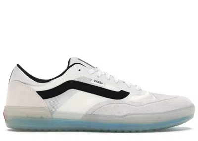 Pre-owned Vans Men's  Ave Pro White Sneakers In Blanc De Blanc/black In Multi