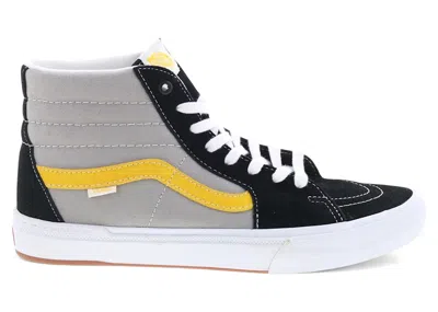 Pre-owned Vans Men's  Bmx Sk8hi Sneakers In Black/grey/gold In Multi