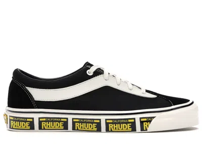 Pre-owned Vans Men's  Bold Ni Rhude Sneakers In Plate/black
