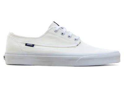 Pre-owned Vans Men's  Brigata Deck Club Sneakers In True In White/true White