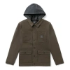 Vans Men's  Cargo Casual Hooded Jacket Brown