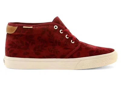 Pre-owned Vans Men's  Chukka Boot 69 Ca Sneakers In Burgundy/ruby Wine