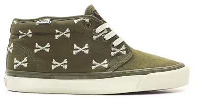 Pre-owned Vans Men's  Chukka Boot Wtaps Crossbones Sneakers In Olive