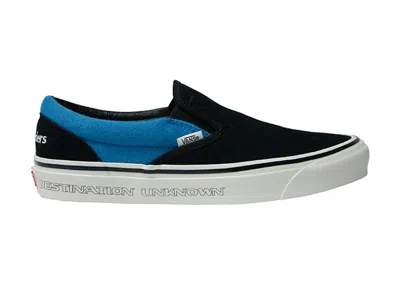 Pre-owned Vans Men's  Classic Slipon 98 Dx Liberaiders Sneakers In Black/blue/white In Multi