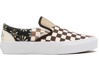 Pre-owned Vans Men's  Classic Slipon Patchwork Divine Energy Sneakers