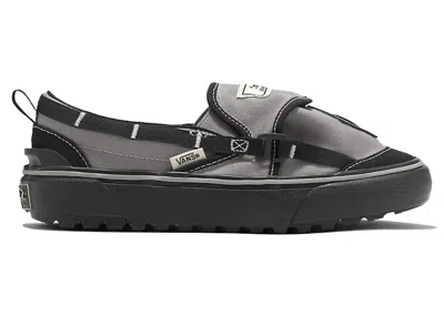 Pre-owned Vans Men's  Classic Slipon Rucksack Nicole Mclaughlin Sneakers In Grey/black