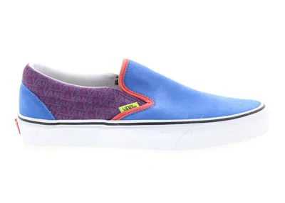 Pre-owned Vans Men's  Classic Slipon Sneakers In Grape Juice/bright Marigold In Multi