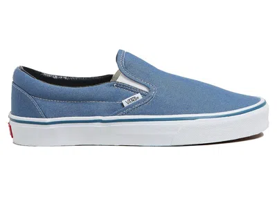Pre-owned Vans Men's  Classic Slipon Sneakers In Navy Blue