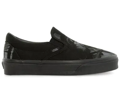 Pre-owned Vans Men's  Classic Slipon Star Wars Darth Vader Sneakers In Black/grey In Multi
