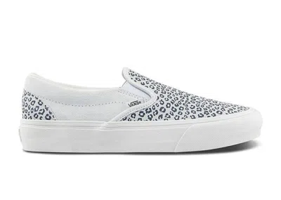 Pre-owned Vans Men's  Classic Slipon Vr3 Lx Micro Animal Leopard Sneakers In Black/white In Multi