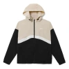 Vans Men's  Colorblock Zipper Casual Hooded Jacket In Black