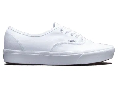 Pre-owned Vans Men's  Comfycush Authentic Sneakers In True White