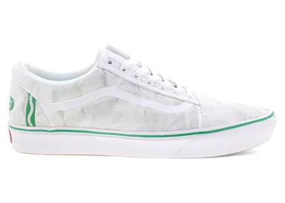 Pre-owned Vans Men's  Comfycush Old Skool Crayola Diy Sneakers In White