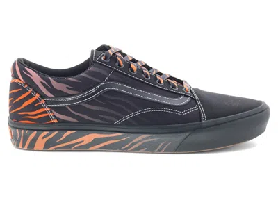 Pre-owned Vans Men's  Comfycush Old Skool Discovery Channel Sneakers In Project Cat/fade In Gray