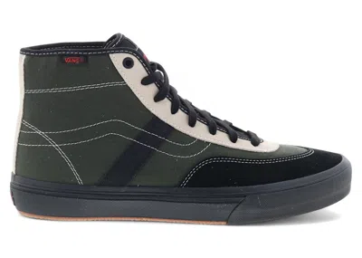Pre-owned Vans Men's  Crockett High Sneakers In Forest/black In Multi