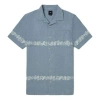 Vans Men's  Denim Short Sleeve Blue Shirt