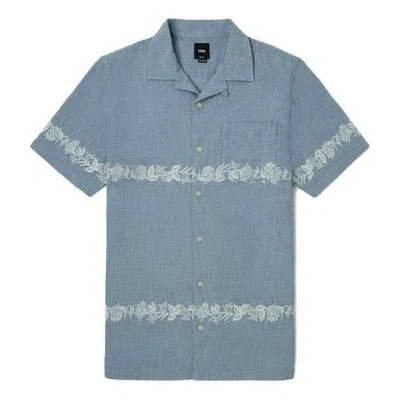 Vans Men's  Denim Short Sleeve Blue Shirt