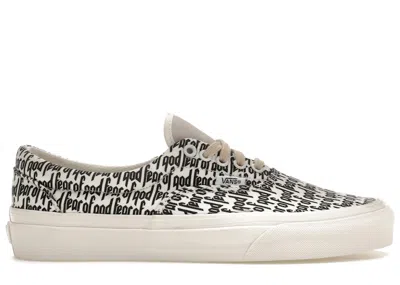 Pre-owned Vans Men's  Era 95 Fear Of God Sneakers In Marshmallow In White