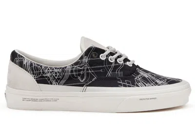 Pre-owned Vans Men's  Era C2h4 Virtual Reality Beta Sneakers In Black/white In Multi