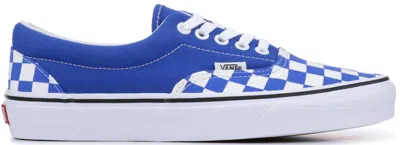 Pre-owned Vans Men's  Era Checkerboard Sneakers In Lapis Blue/true White In Multi