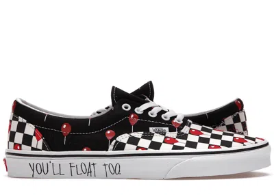 Pre-owned Vans Men's  Era Horror Pack It Pennywise Sneakers In Black/white/red