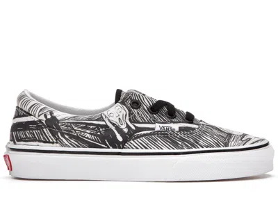 Pre-owned Vans Men's  Era Moma Sneakers In Edvard Munch In Red