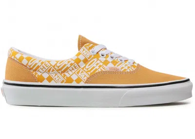 Pre-owned Vans Men's  Era Off The Wall Sneakers In Gold/white