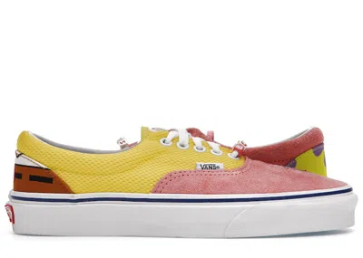 Pre-owned Vans Men's  Era Sandy Liang Spongebob Best Friends Sneakers In Black/yellow/white