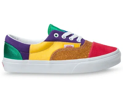 Pre-owned Vans Men's  Era Sneakers In Pride/patchwork/true White
