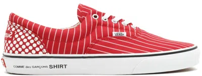 Pre-owned Vans Men's  Era Supreme X Cdg Harold Hunter () Sneakers In Red/white In Multi